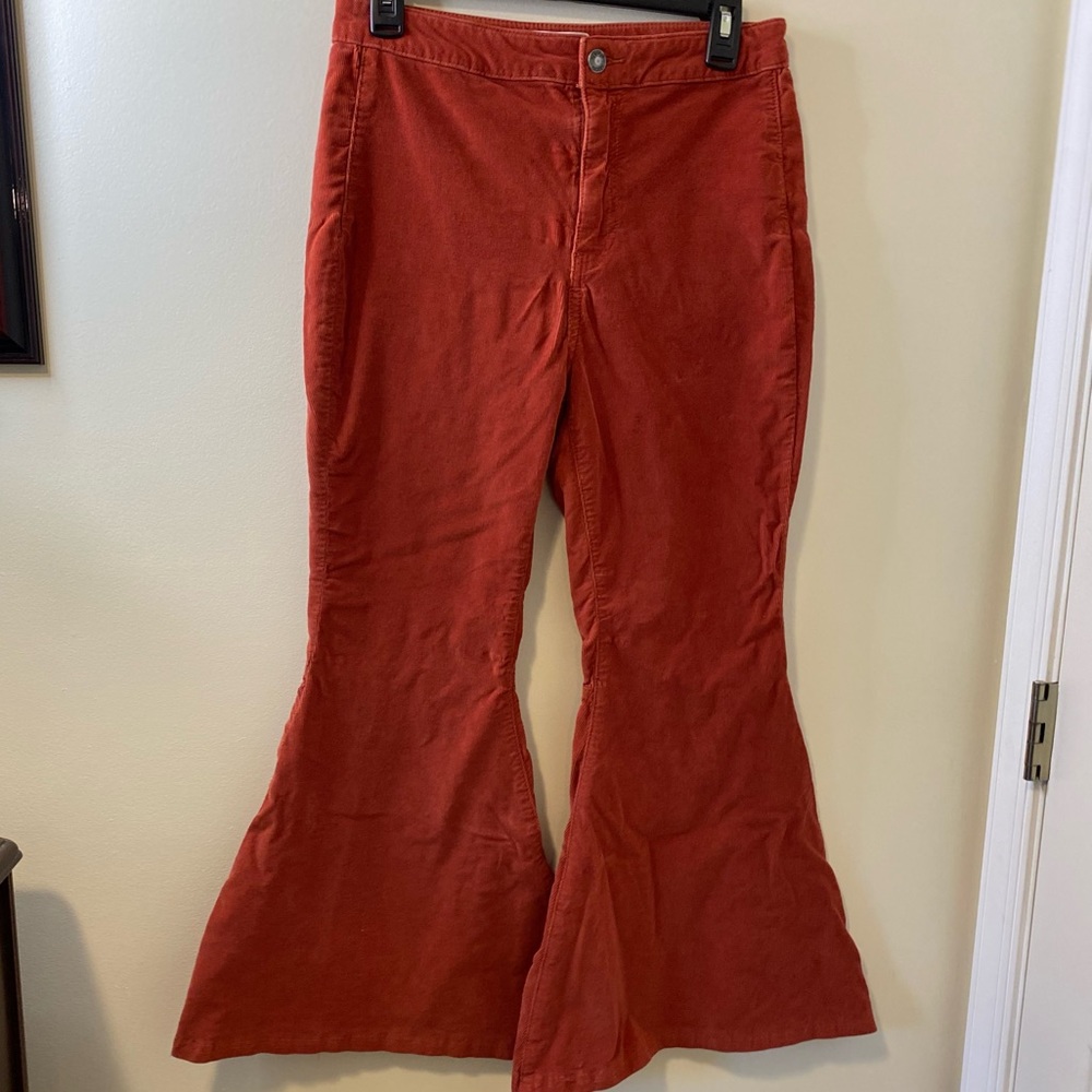 Free People Corduroy Bell Bottom Jeans